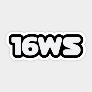16WS - The Finals Sponsor Sticker